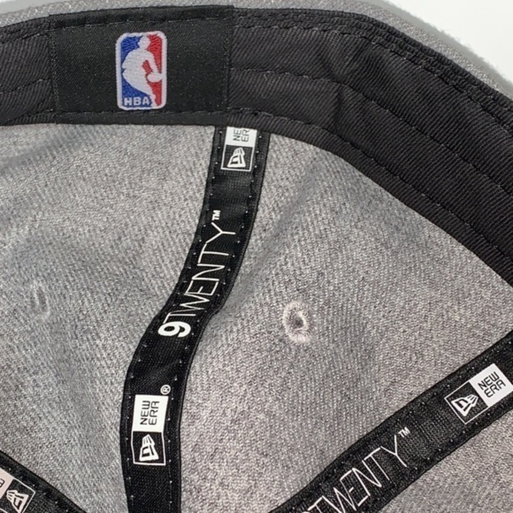 Utah Jazz NBA basketball slide adjustable baseball hat. Grey & Navy blue. - Picture 8 of 9